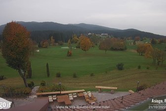 Webcam on the golf course of Asiago