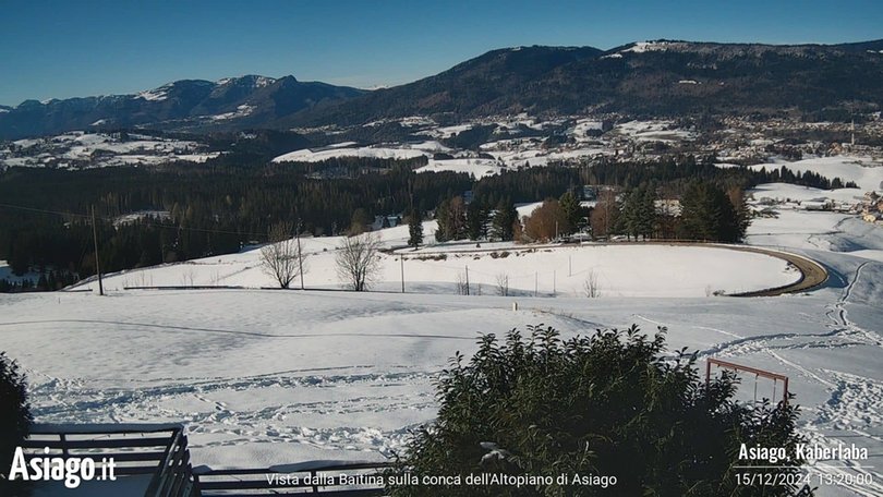 Webcam da Kaberlaba verso l’Altopiano dei Sette Comuni