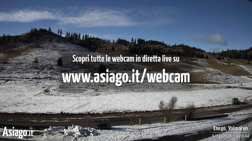 Webcam sul Centro Fondo Enego e Marcesina