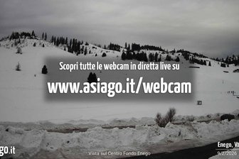 Webcam auf das Centro Fondo Enego und Marcesina