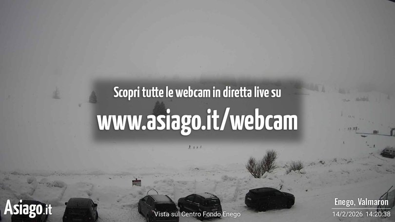 Webcam on the Centro Fondo Enego and Marcesina
