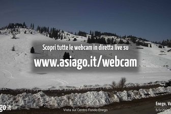 Webcam sul Centro Fondo Enego e Marcesina