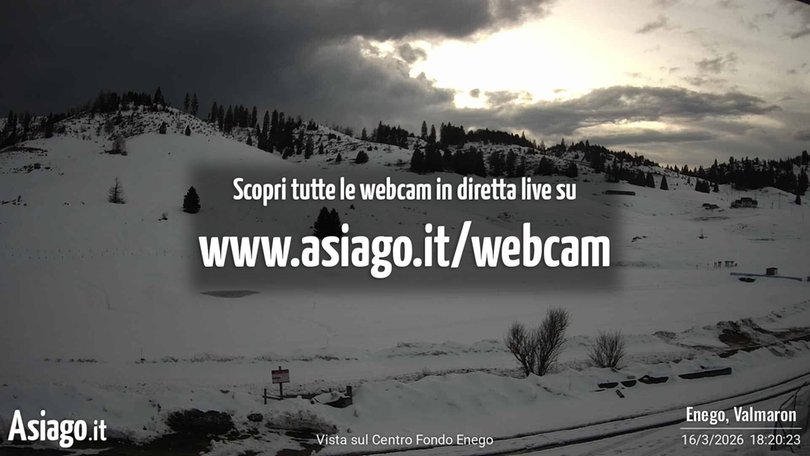 Webcam on the Centro Fondo Enego and Marcesina