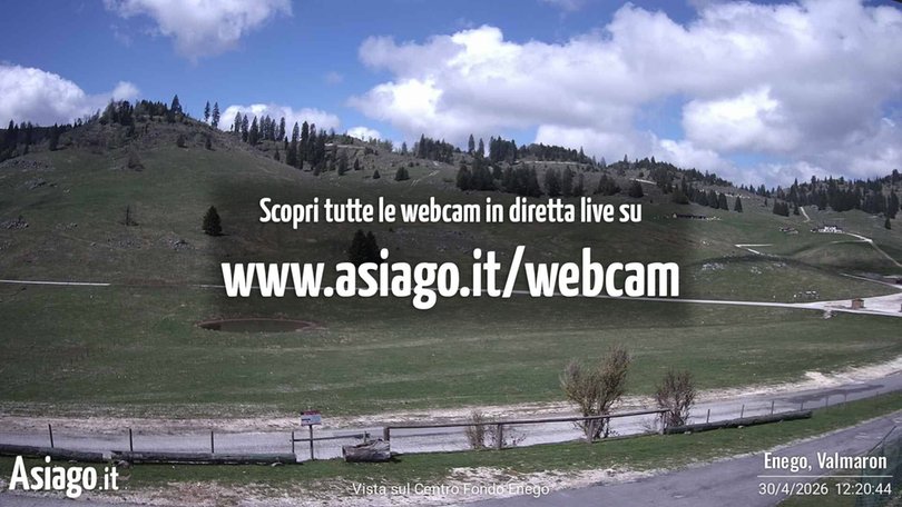 Webcam sul Centro Fondo Enego e Marcesina