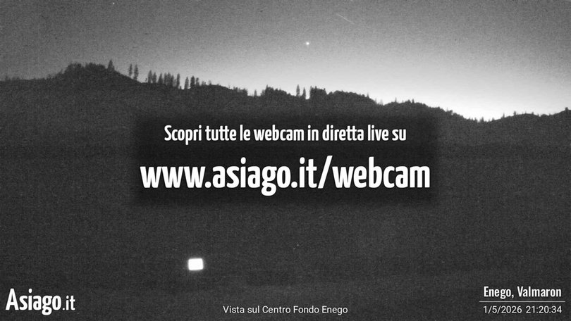 Webcam on the Centro Fondo Enego and Marcesina