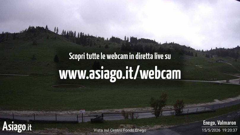 Webcam on the Centro Fondo Enego and Marcesina