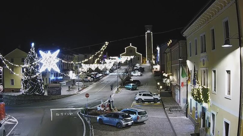 Webcam auf die Piazza di Foza auf der Hochebene von Asiago
