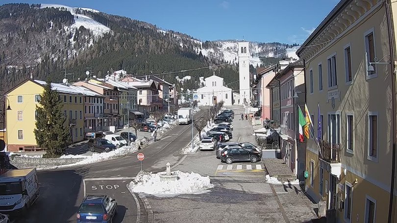Webcam on the Piazza di Foza on the Asiago Plateau