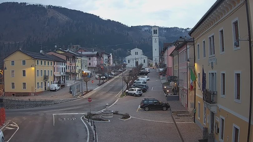 Webcam on the Piazza di Foza on the Asiago Plateau