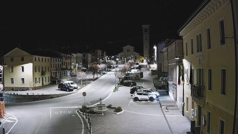 Webcam auf die Piazza di Foza auf der Hochebene von Asiago