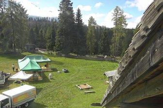 Webcam towards the Catinaccio / Rosengarten and the Latemar Groups