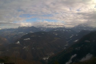 Vista sulla Val d’Ega con Catinaccio e Latemar