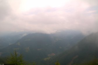 Vista sulla Val d’Ega con Catinaccio e Latemar