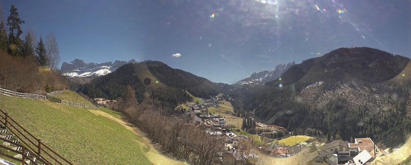 Webcam mit Blick auf das Dorf Welschnofen im Eggental