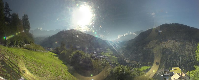 Webcam mit Blick auf das Dorf Welschnofen im Eggental