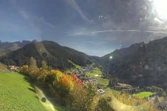 Webcam mit Blick auf das Dorf Welschnofen im Eggental