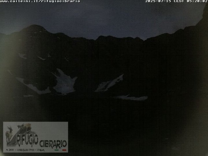 Webcam from the Luigi Cibrario Refuge on the Peraciaval basin
