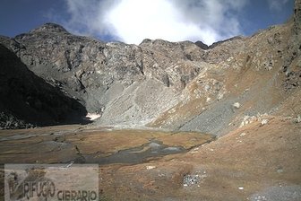 Webcam from the Luigi Cibrario Refuge on the Peraciaval basin