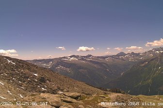Webcam aus dem Passo del Turlo auf das Quarazza-Tal