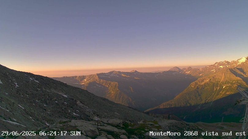 Webcam aus dem Passo del Turlo auf das Quarazza-Tal