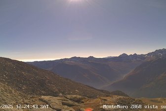 Webcam da Passo del Turlo verso Val Quarazza