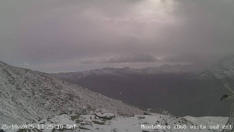 Webcam aus dem Passo del Turlo auf das Quarazza-Tal