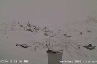 Webcam on the Passo del Monte Moro / Monte-Moro-Pass