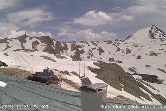 Webcam on the Passo del Monte Moro / Monte-Moro-Pass