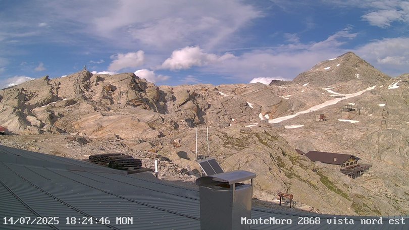 Webcam auf den Monte-Moro-Pass