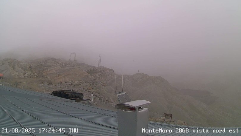 Webcam on the Passo del Monte Moro / Monte-Moro-Pass
