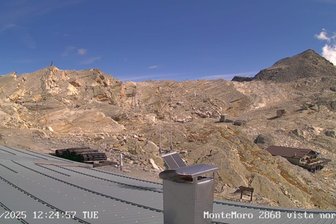 Webcam verso il Passo del Monte Moro