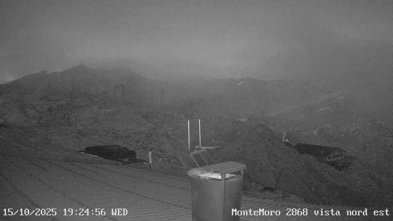 Webcam on the Passo del Monte Moro / Monte-Moro-Pass