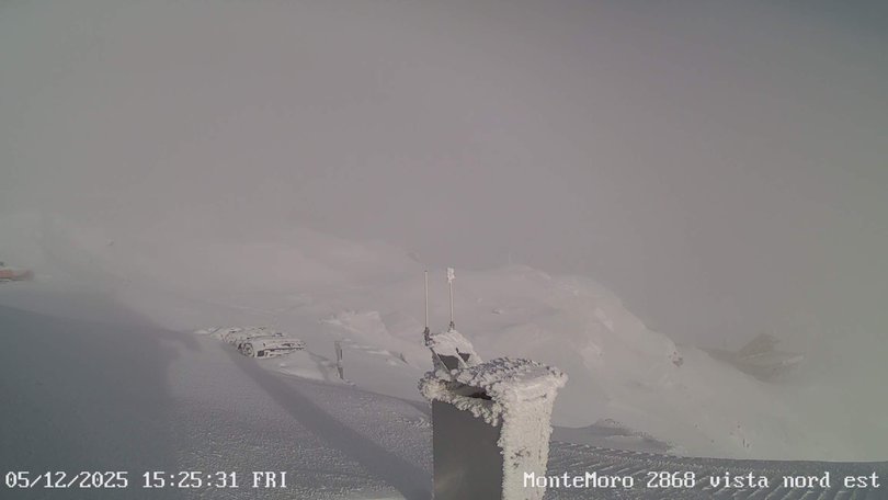 Webcam on the Passo del Monte Moro / Monte-Moro-Pass