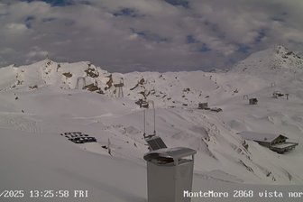 Webcam verso il Passo del Monte Moro