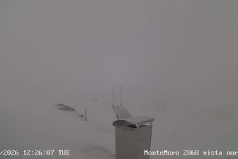 Webcam on the Passo del Monte Moro / Monte-Moro-Pass