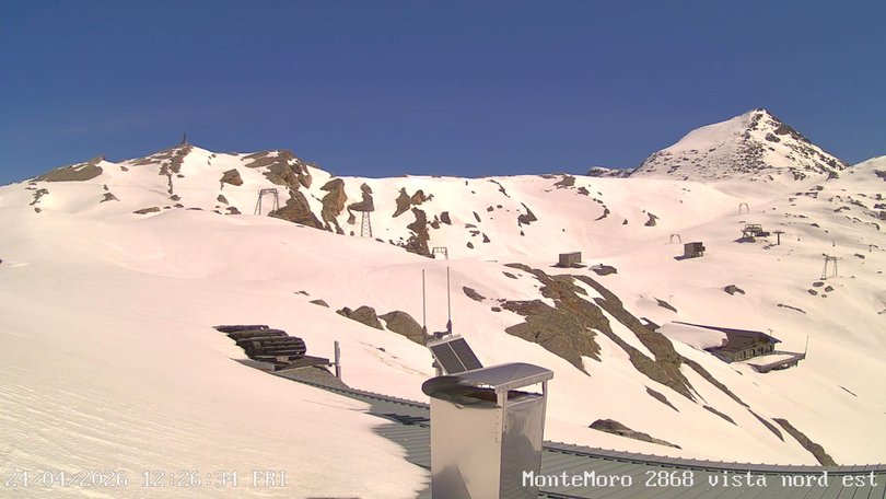 Webcam auf den Monte-Moro-Pass