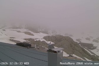 Webcam on the Passo del Monte Moro / Monte-Moro-Pass