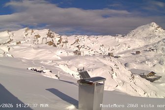 Webcam auf den Monte-Moro-Pass