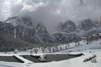 Webcam from Colfosco towards the Sella group