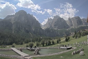 Webcam from Colfosco towards the Sella group