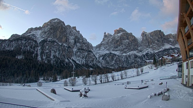 Webcam da Colfosco verso il Gruppo del Sella