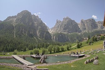 Webcam da Colfosco verso il Gruppo del Sella