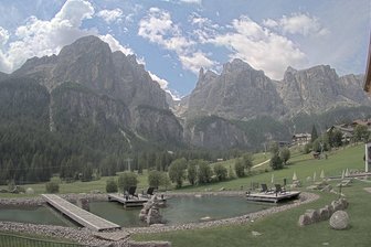 Webcam from Colfosco towards the Sella group