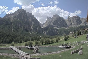 Webcam da Colfosco verso il Gruppo del Sella