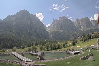 Webcam da Colfosco verso il Gruppo del Sella