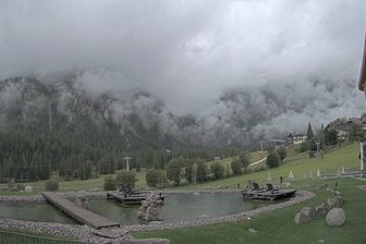 Webcam von Colfosco auf die Sellagruppe