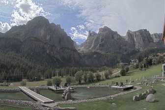 Webcam from Colfosco towards the Sella group
