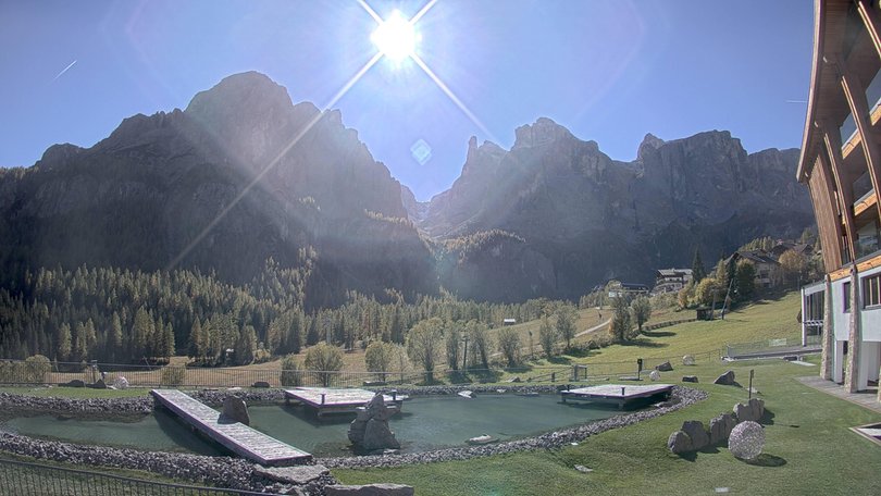Webcam da Colfosco verso il Gruppo del Sella