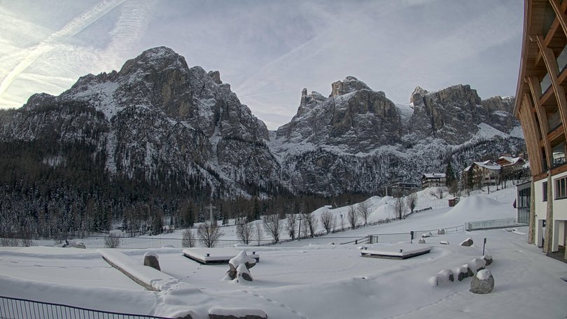 Webcam da Colfosco verso il Gruppo del Sella