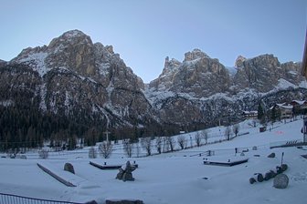 Webcam von Colfosco auf die Sellagruppe